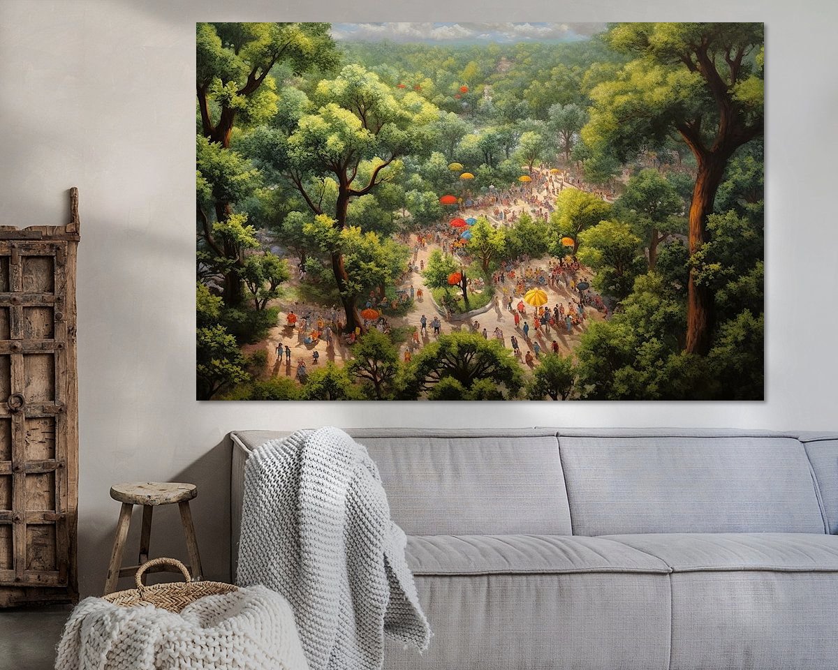 Example of the artwork in a room