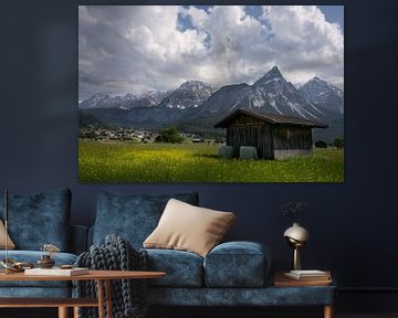 Bergdal bij Ehrwald in Tirol, Oostenrijk van Bo Scheeringa Photography