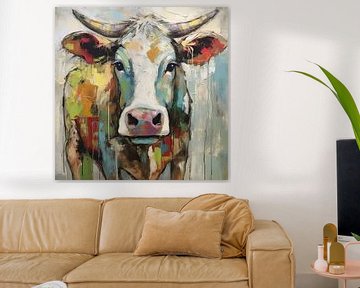 Cow by Wall Wonder