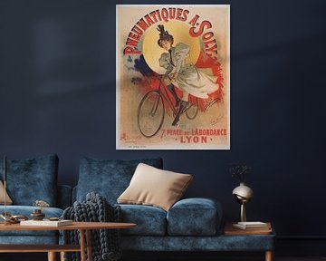 Advertising poster Pneumatiques A. Soly by Peter Balan