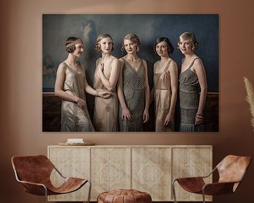 Five Gatsby Girls van Franziska Pfeiffer