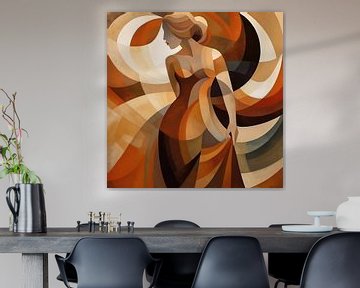 Women's Circle 2 - Painting Woman by Wonderful Art