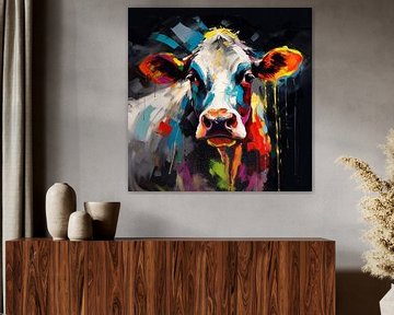 Koeienschilderij - Schilderij Koe van De Mooiste Kunst