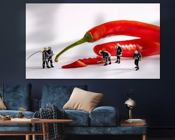 Deglaze the hot pepper by Manja van der Heijden