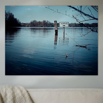 Angelzone in het water