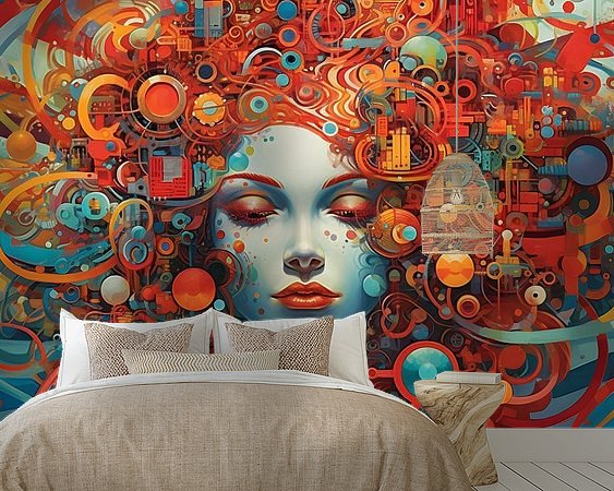 Example of the artwork in a room