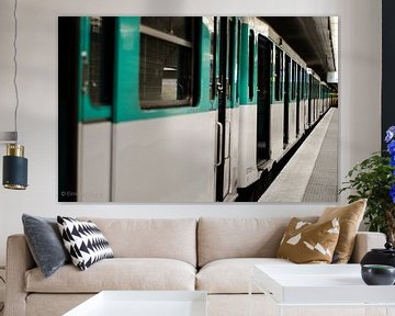 Metro in Parijs van Eline Willekens