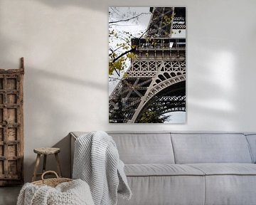 Parijs - Eiffeltoren doorheen de bomen - Kleur van Eline Willekens