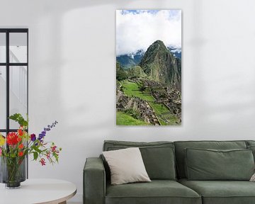 Pérou - Vue du Machu Picchu sur Eline Willekens