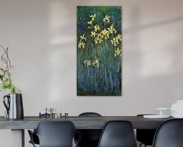 Gelbe Schwertlilien, Claude Monet