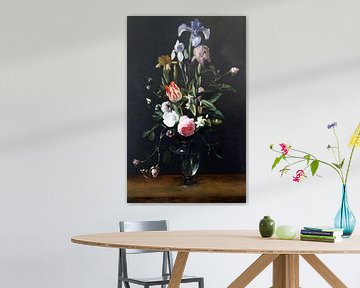 Bloemen in een glazen vaas, Daniël Seghers