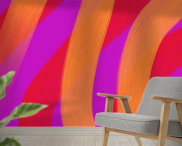 Neon purpleorangered van Studio Palette
