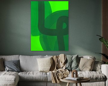 Neon green van Studio Palette