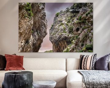 Les rochers amoureux des gorges de Kotsifou, Crète, Grèce sur Chantalla Photography