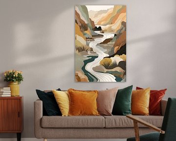 Feng Shui River van Patterns & Palettes