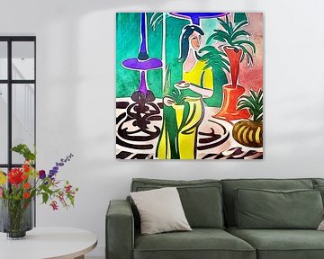 Theetijd matisse geïnspireerd van zam art