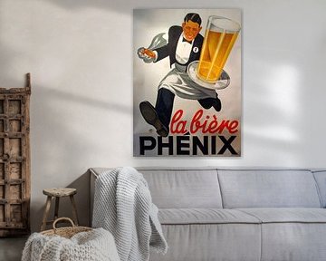 Werbeplakat la biere Phenix von Peter Balan