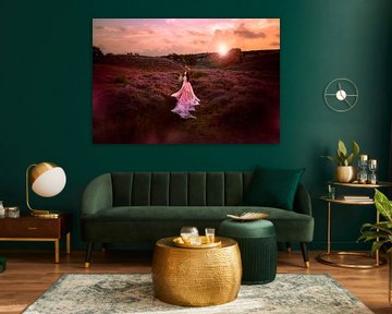 Purple Hills - Fine art fotografie van Studio byMarije