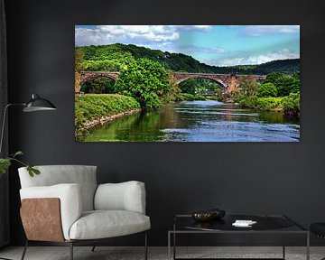 Ruhr viaduct panorama