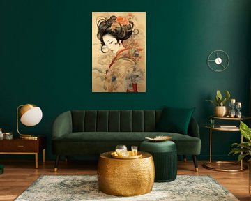 Betoverende Geisha, harmonie van schoonheid