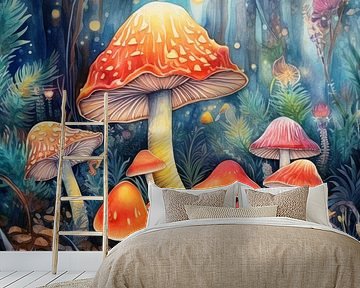 Magische Pilze im Wald von New Visuals