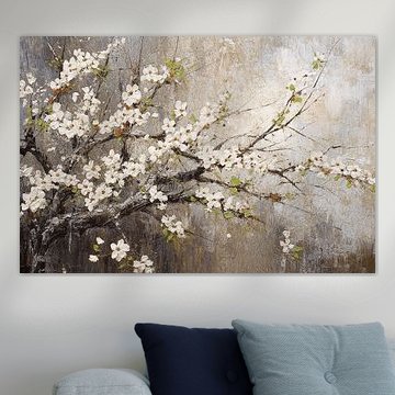 Blossom | Gorgeous Bouquet in Masterful Setting | Renaissance Flowers Pai nt ing | Zeng Fanzhi by Eye catching paintings