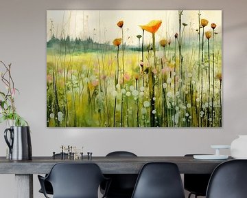 Bloemenvelden | Betoverende weelde | Bloeiende wondere wereld van Blikvanger Schilderijen