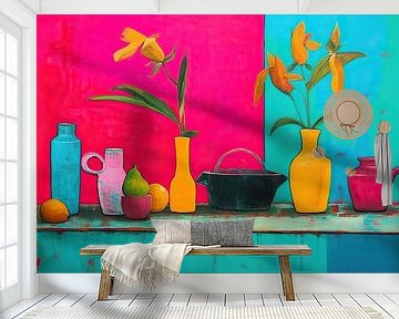 Sparkling Universe | Still lifes, Colourful by Eye catching paintings