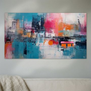 Abstract Dutch beach house