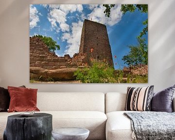 Castle ruin in Alsace by Tanja Voigt