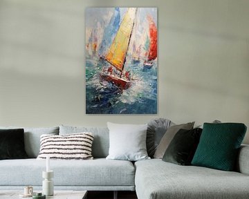 Sailboat by Bert Nijholt