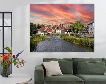 Panoramabild der Stadt Kronach in Bayern von Animaflora PicsStock