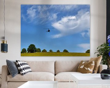 Fish cloud eats helicopter