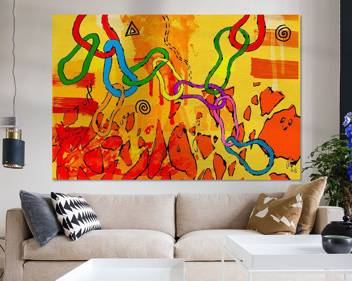 Example of the artwork in a room