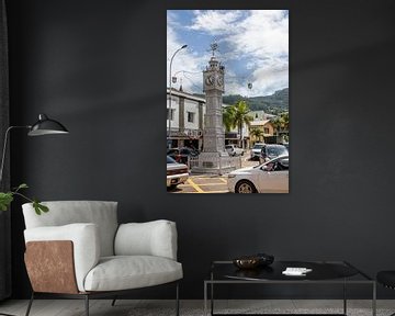 Uhrenturm in Victoria (Seychellen) von t.ART