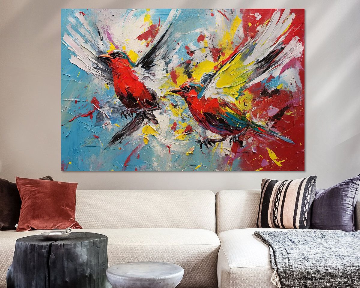 Example of the artwork in a room