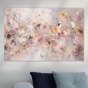 Butterflies Traveling | Abstract art