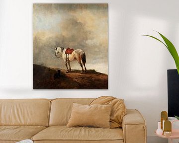 Le cheval au sommet de la montagne sur Artmaster