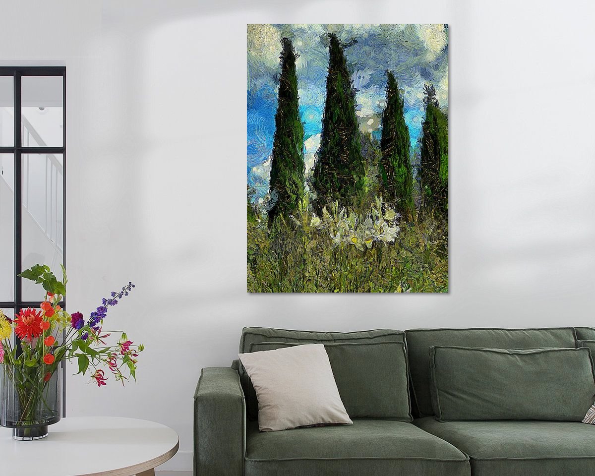 Example of the artwork in a room