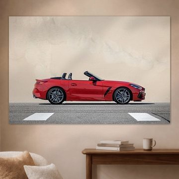 BMW Z4 M40i devant une dune