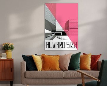 Alvaro Siza 5 - Roze Driehoek van TAAIDesign