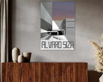 Alvaro Siza 5 - Zonsondergang & Grijze Driehoek van TAAIDesign