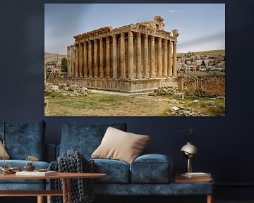 Bacchus tempel, Baalbek, Libanon van x imageditor