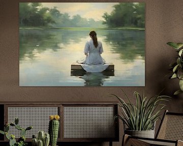 Stille Betrachtungen | Meditation von ARTEO Gemälde