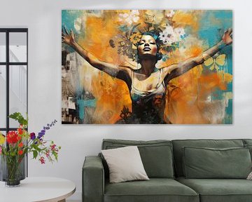 Omarmen van het ongeziene | Mindfulness Art van ARTEO Schilderijen