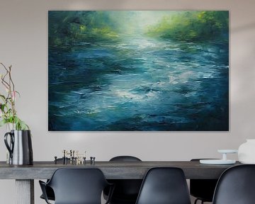 The Flow of the River Within | Paintings for Mindfulness by ARTEO Paintings