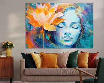 Blossoming Trust | Meditation by ARTEO Paintings