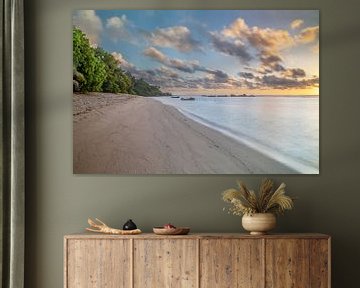 Sonnenaufgang an der Anse Forbans (Mahe / Seychellen)