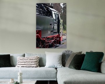 Alte Dampflokomotive I Harz, Deutschland von Floris Trapman
