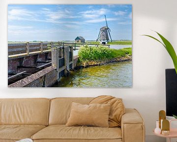 Windmill het noorden est un moulin à Texel sur Marcel Derweduwen